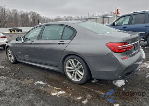 2017 BMW 750 Xi from USA, damaged, VIN WBA7F2C59HG421649